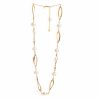 Collar Twist con Perlas Cultivadas, Oro Amarillo 14k